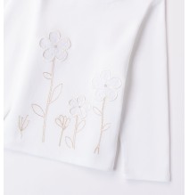 Maglietta Sarabanda bimba bianca 8221