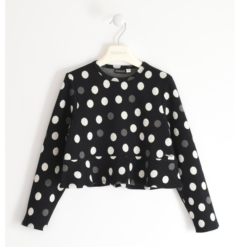 Felpa Sarabanda ragazza nera 5417