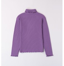 Maglia Sarabanda ragazza viola A759