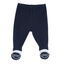 Tutina 2 pezzi Chicco Neonato maglia e pantaloni con piedini Blu 073830