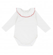 Body Chicco bianco esternabile manica lunga 07549