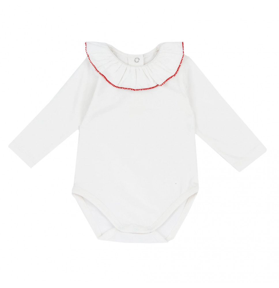 Body Chicco bianco esternabile manica lunga 07549