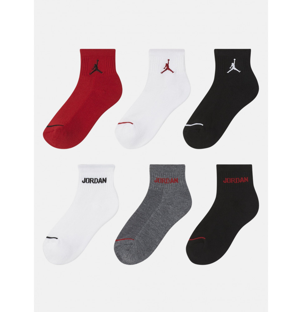 Calze Jordan Bimbi unisex rosse, bianche, nere o grigie BJ0342-RK2