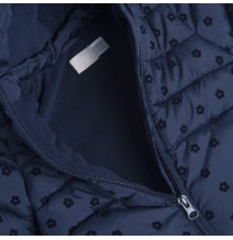 Giubbotto Chicco blue con cappuccio staccabile 87847