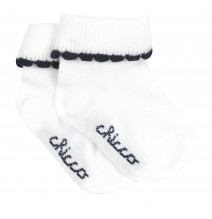 Calzini Chicco Neonato Bianco e Blu 016893
