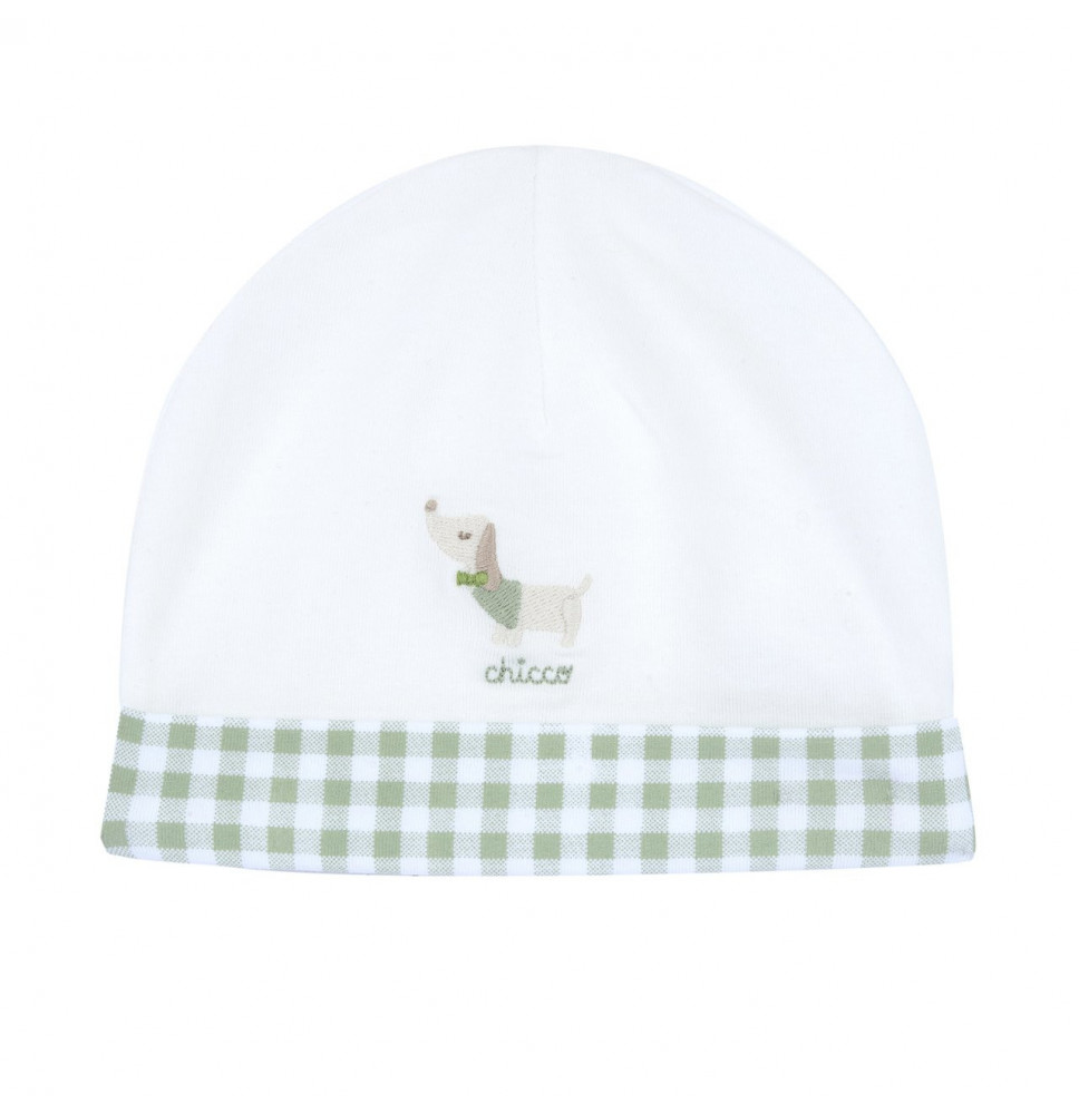 Cappello Chicco neonato bianco 016578