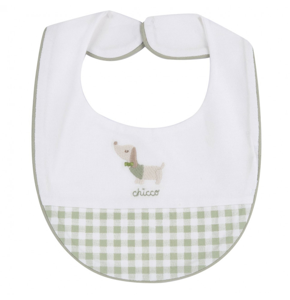Bavaglino Chicco neonato bianco 032986