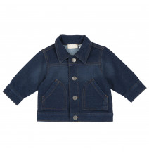 Giubbino Chicco effetto felpa in denim bimbo 087868