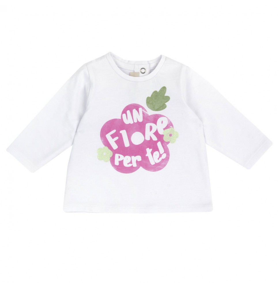 Maglietta Chicco bimba bianca 016895