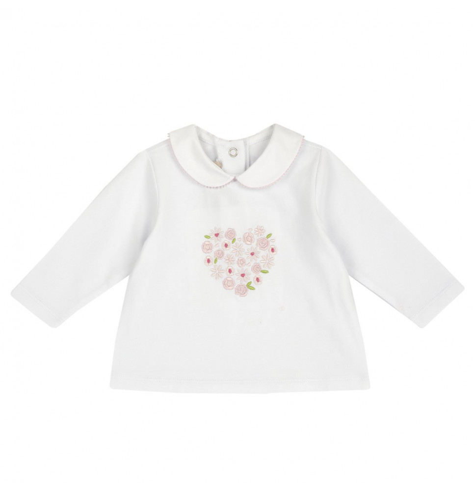 Maglietta Chicco bimba bianca 011784