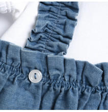 Vestito Chicco bimba effetto denim 016930