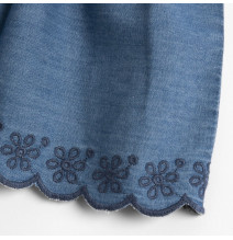 Vestito Chicco bimba effetto denim 016930