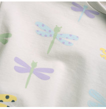 Felpa Chicco Bimba Panna con stampa fantasia 069867