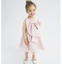 Abito Sarabanda Rosa bambina cerimonia  8263