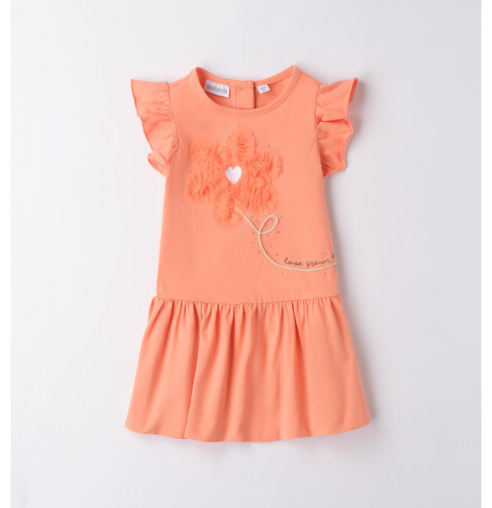 Vestito Sarabanda Bimba Arancione B343