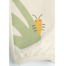 Pantaloni lunghi Chicco Unisex Panna con stampa 007974