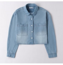 Camicia Sarabanda Ragazza in denim B541