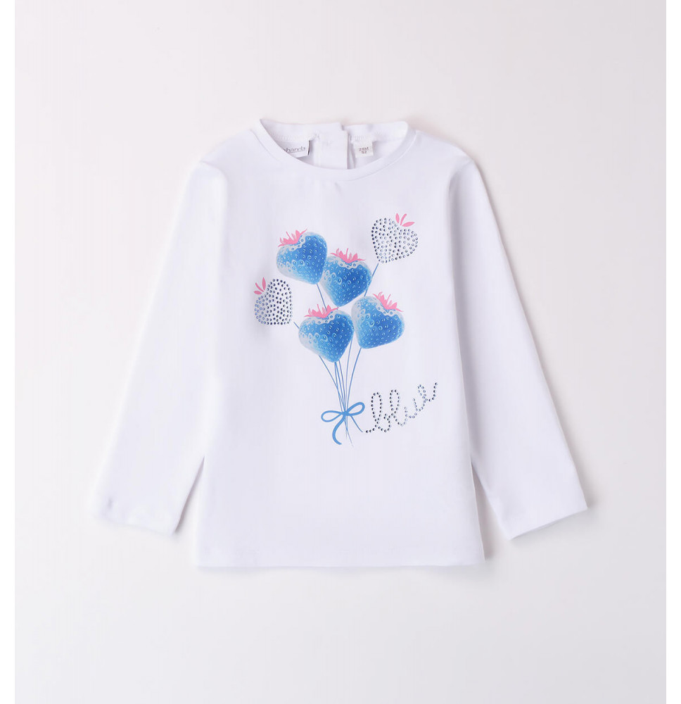 Maglietta Sarabanda Bimba Bianca B302