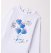 Maglietta Sarabanda Bimba Bianca B302