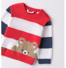 Pullover Minibanda Bimbo Rosso B645