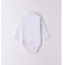 Body Camicia Minibanda Bimbo Bianca B601