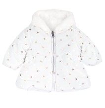Giubbotto Chicco bianco reversibile con cappuccio 87852