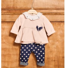 Completino Minibanda Beige per neonata 0863A73500