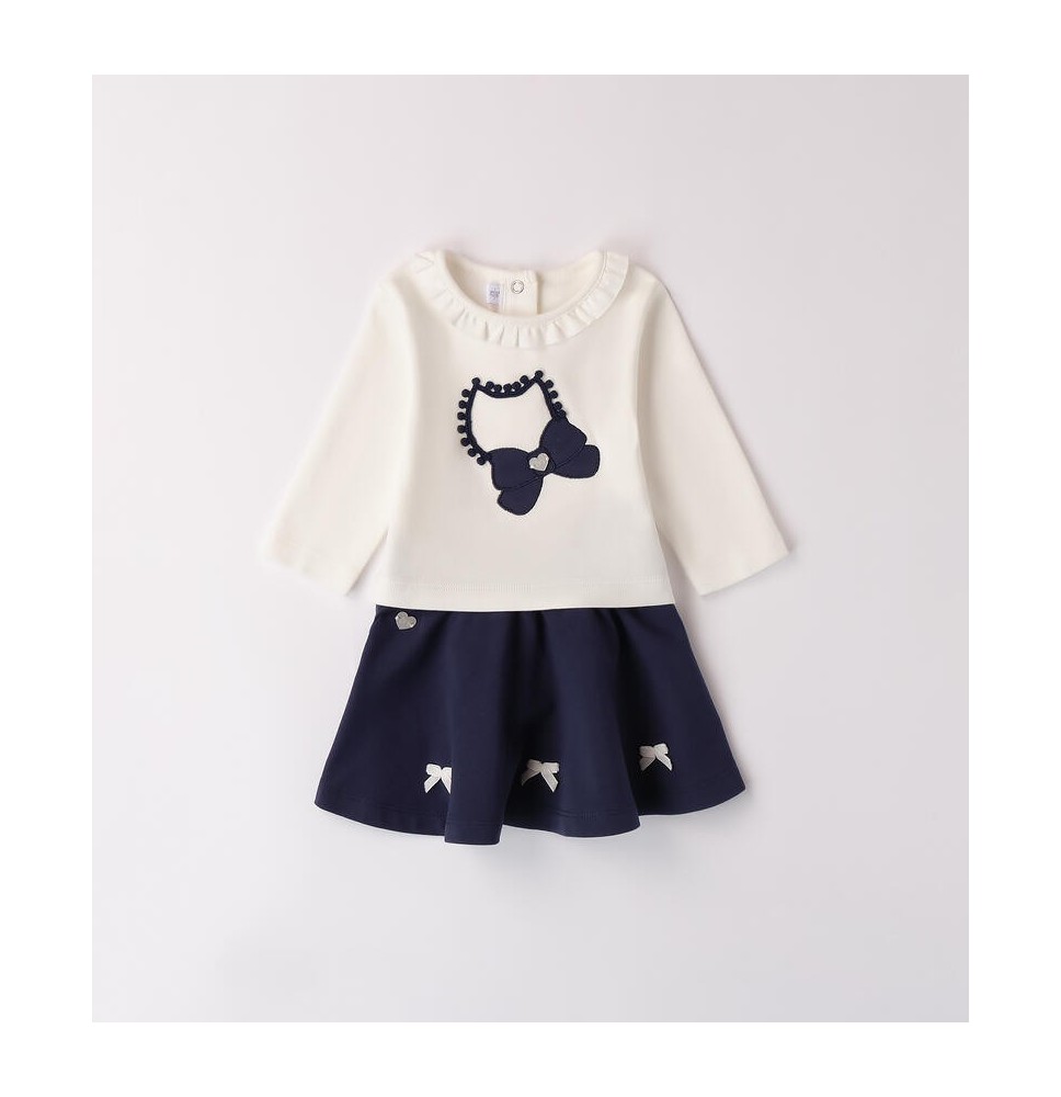 Completo Minibanda Bianco due pezzi neonata 0863A73300