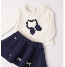 Completo Minibanda Bianco due pezzi neonata 0863A73300