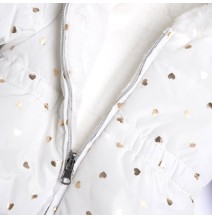 Giubbotto Chicco bianco reversibile con cappuccio 87852
