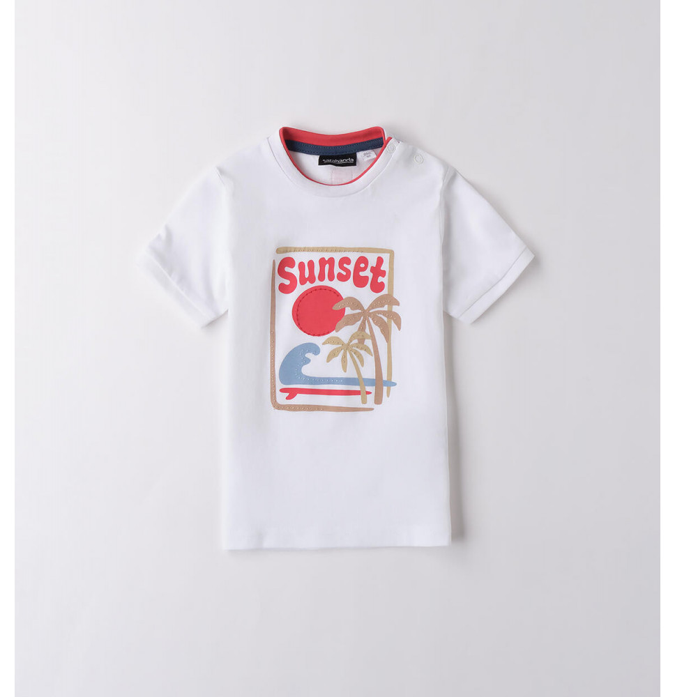 Maglietta Sarabanda Bimbo Bianca B144