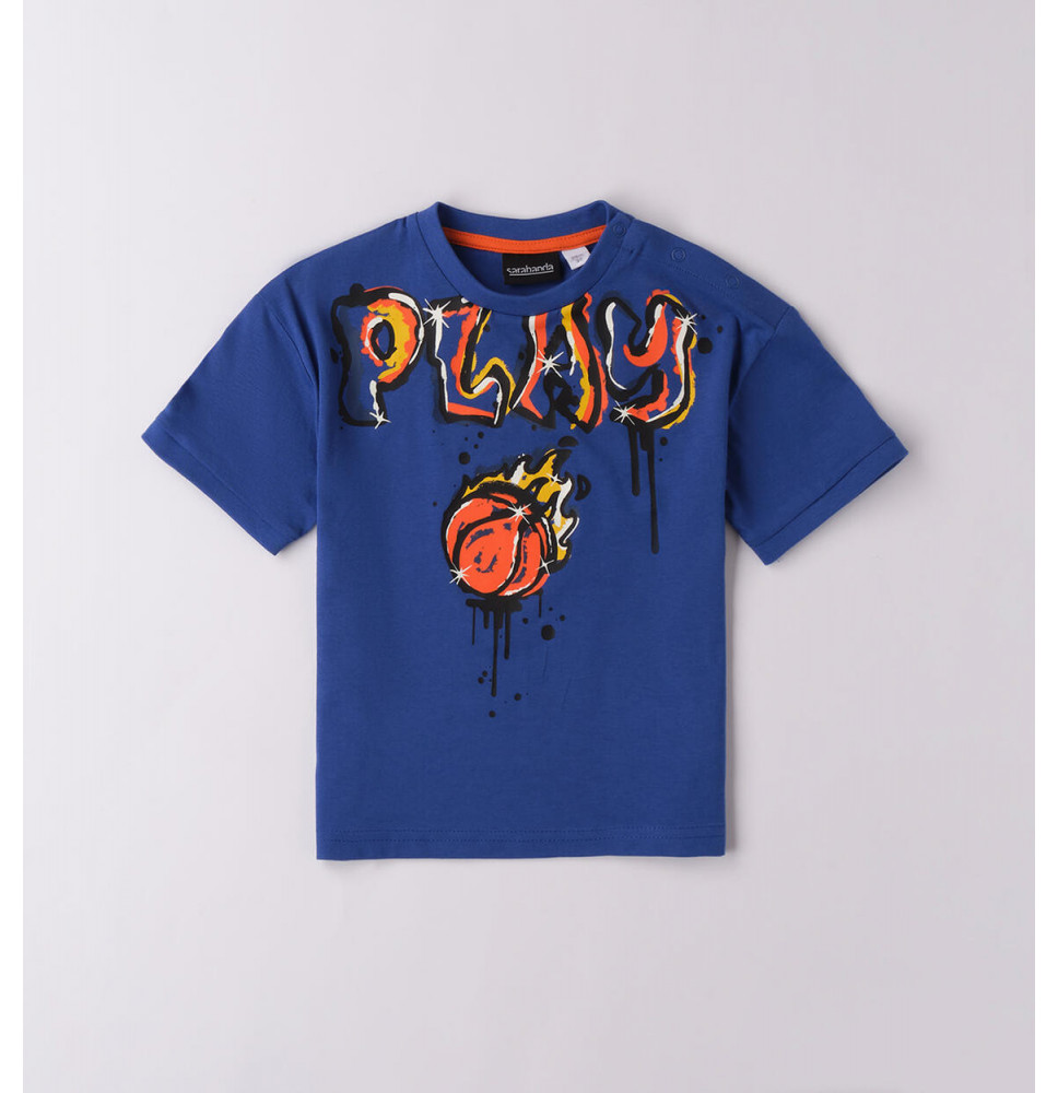 Maglietta Sarabanda Bimbo Blu B026