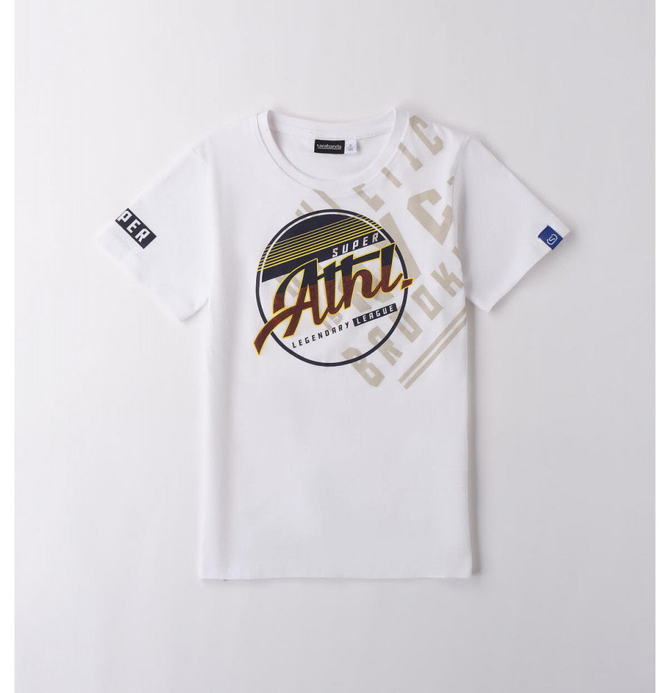 Maglietta Sarabanda Ragazzo Bianca B631