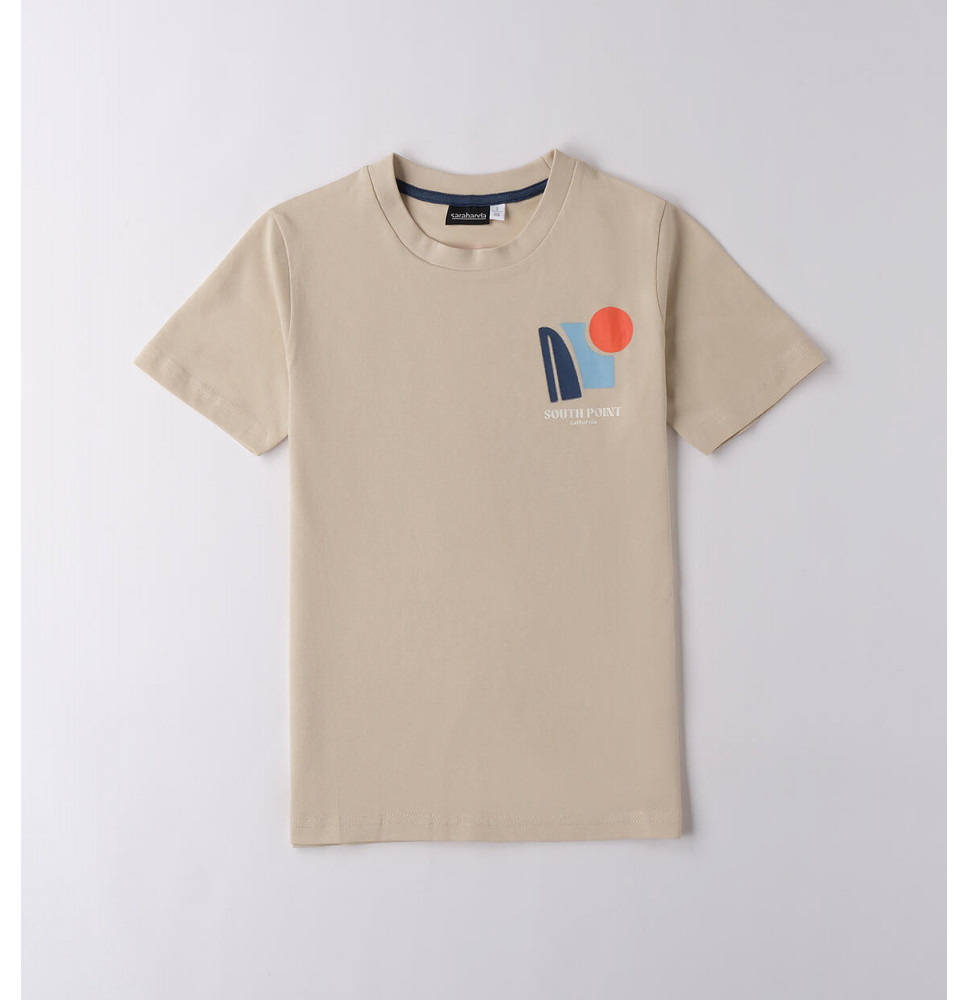 Maglietta Sarabanda Ragazzo Beige B745