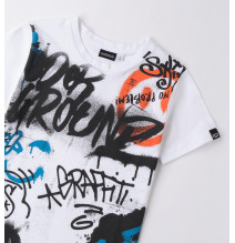 Maglietta Sarabanda Ragazzo Bianca B710