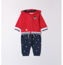 Completo Minibanda neonato Rosso B654