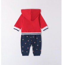 Completo Minibanda neonato Rosso B654