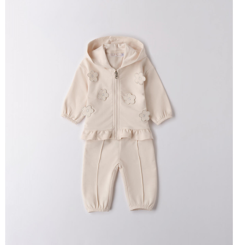 Tuta Minibanda Neonata Beige B744