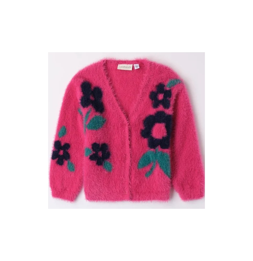 Cardigan Sarabanda Fucsia bimba 1580A20300