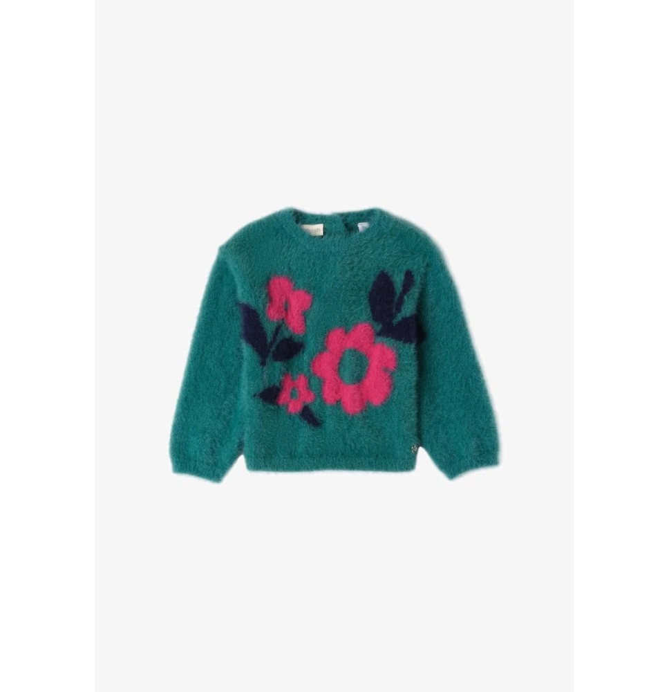 Maglione Sarabanda verde bambina A204