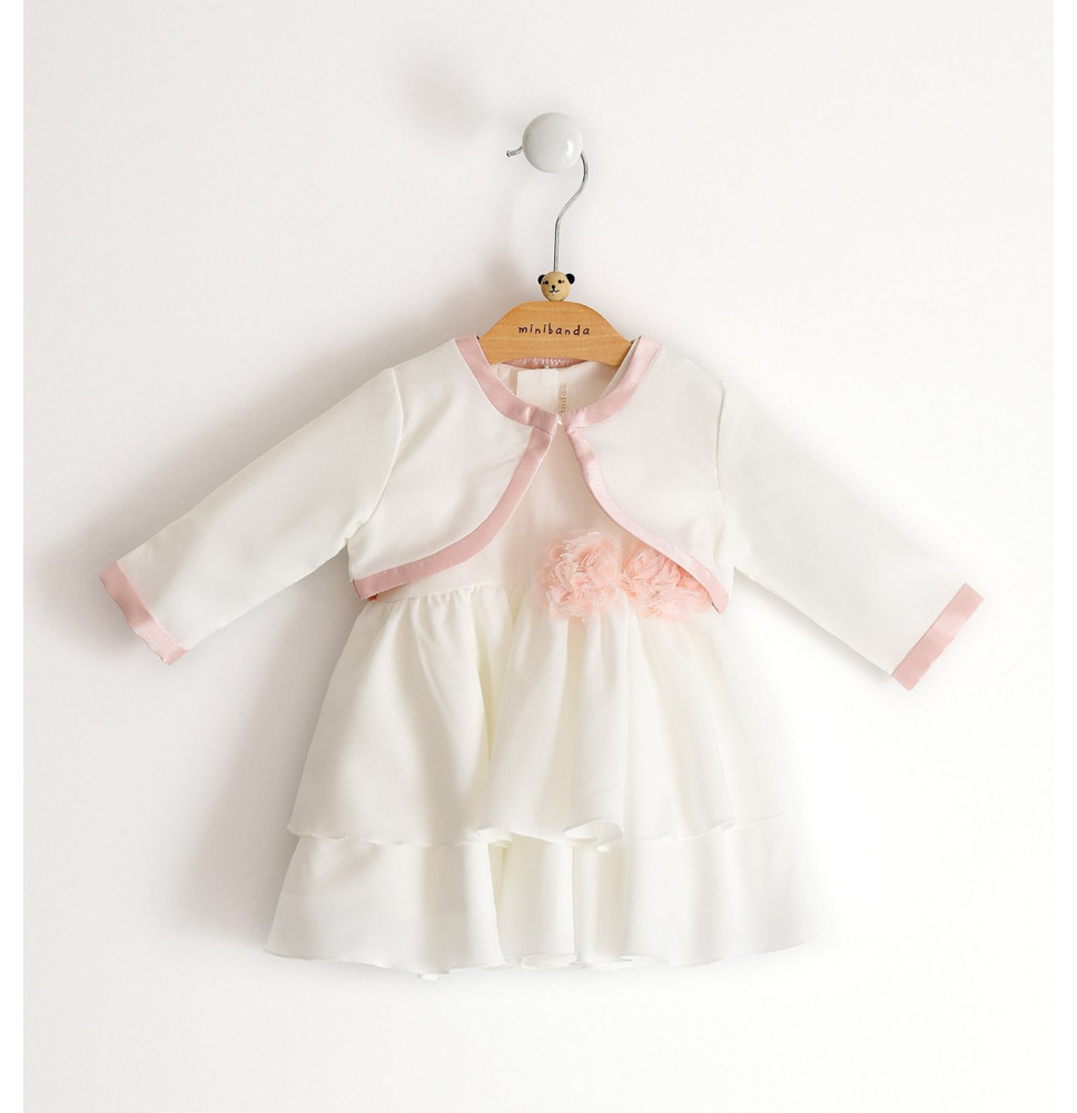 Abito da Cerimonia Minibanda Bimba Bianco 4741