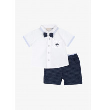 Completo Chicco Bimbo Bianco e Blu 75851