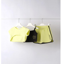 Completo 3 pezzi Sarabanda Ragazza Giallo B411
