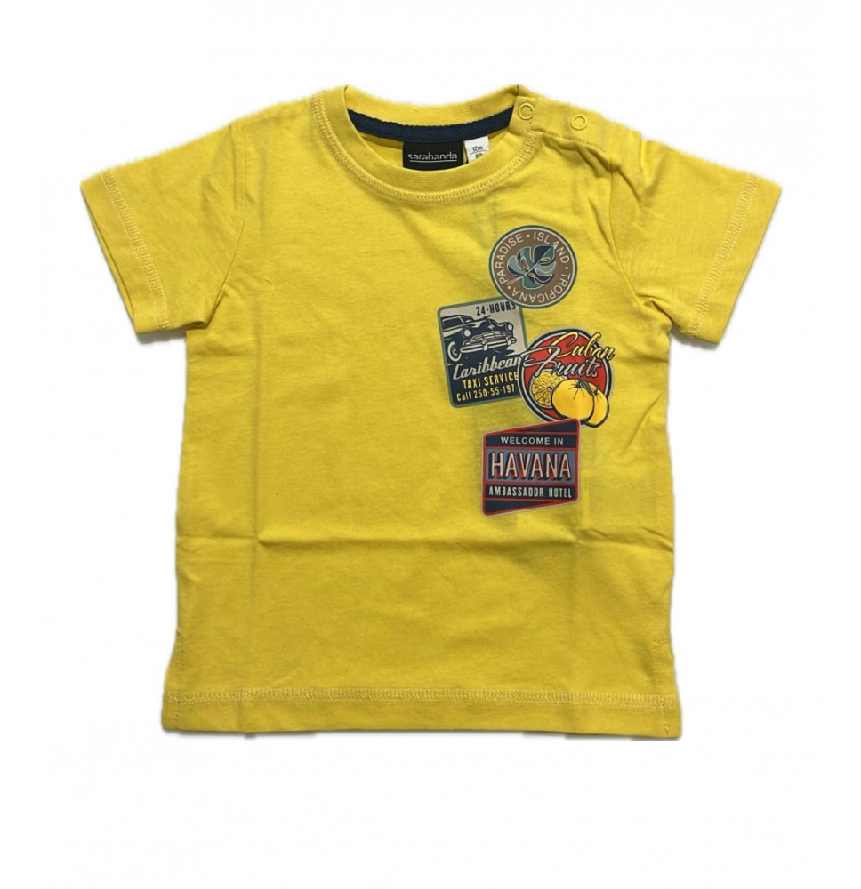 Maglietta Sarabanda Bimbo Gialla B139