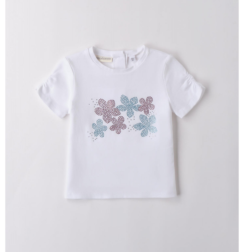 Maglietta Sarabanda Bimba Bianca B307