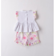 Completo Minibanda Neonata Bianco B755