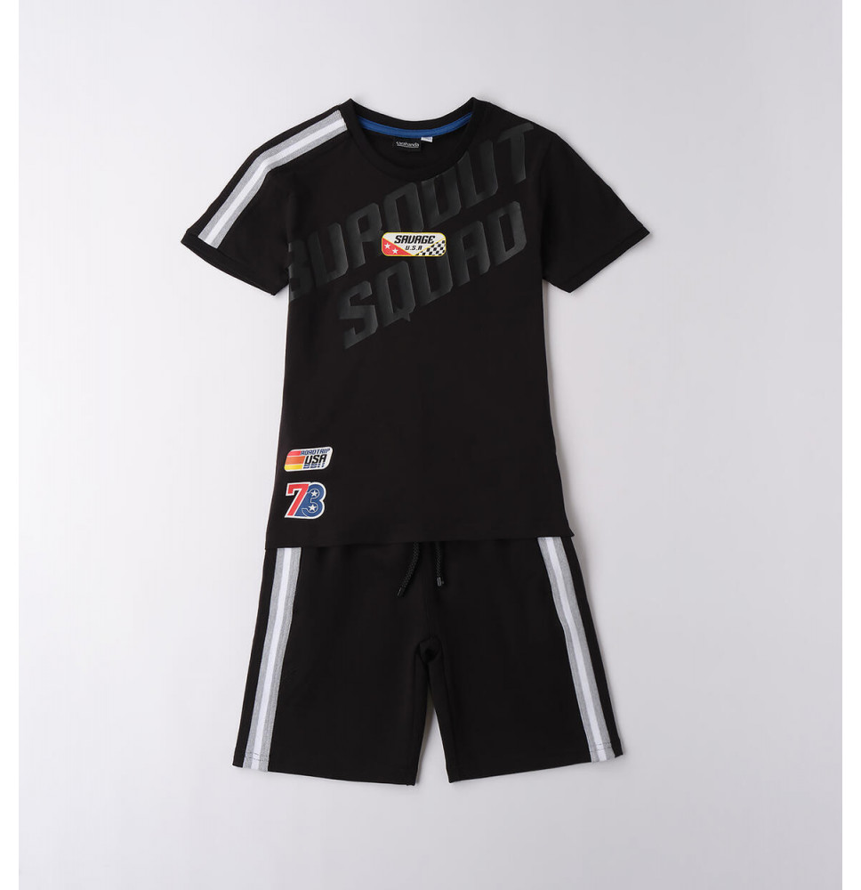Completo Sarabanda Ragazzo Nero B701