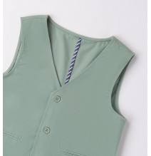 Gilet Cerimonia Sarabanda Bimbo Verde B670