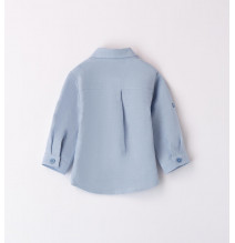 Camicia Minibanda Neonato Azzurra B602