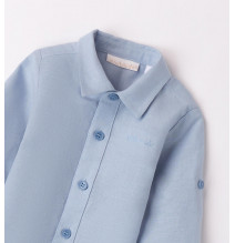 Camicia Minibanda Neonato Azzurra B602